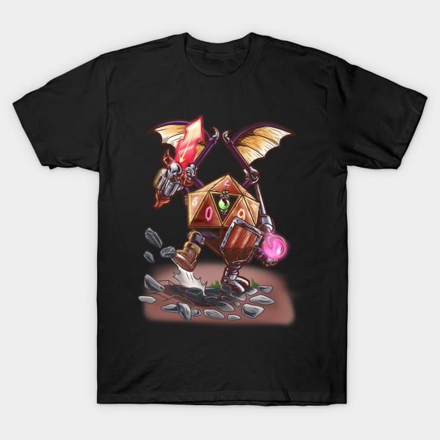 Dice, Spells, and Steel: The Epic Adventures of the Tabletop Warrior Mage T-Shirt by Holymayo Tee